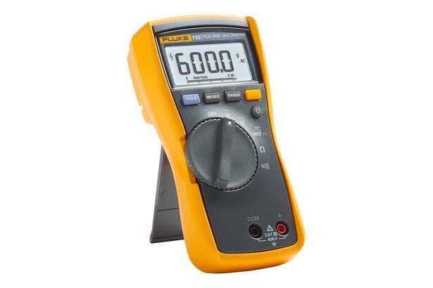 Multímetro digital Fluke 110 True-rms con soporte basculante